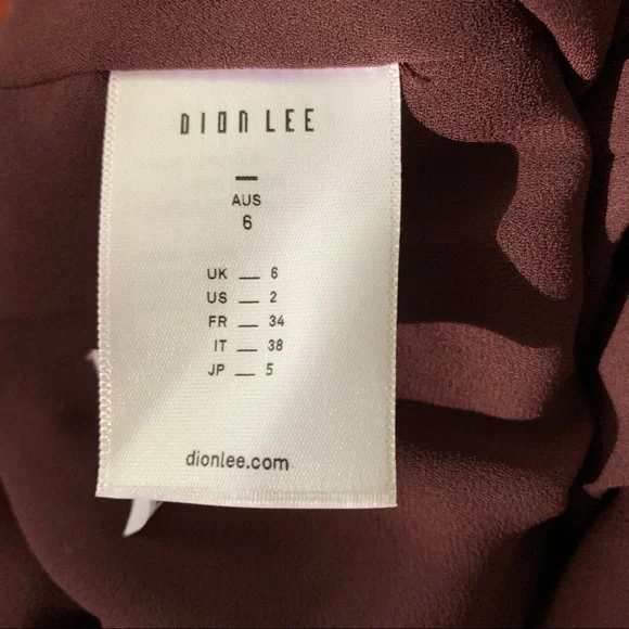 Dion Lee Fine Line Velvet Hi-low Cocktail Dress
